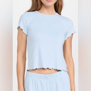 PJ Salvage Pointelle Hearts Pajama Lounge Set- Size Medium